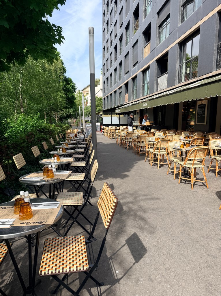 Aménagement de la terrasse du restaurant Fanfan – Paris 17e